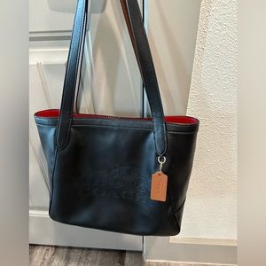 Coach Tote With Horse And Carriage